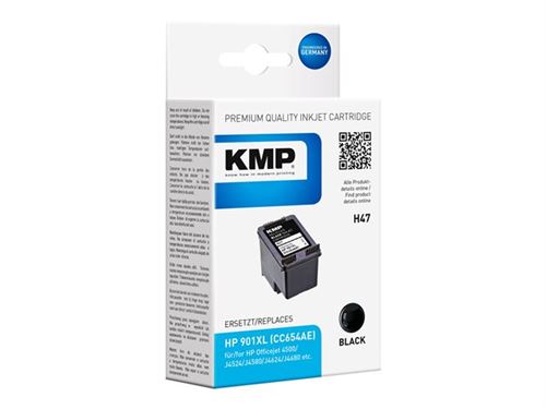 Encre - KMP - HP CC654AE Nr.901XL compatible noir H47