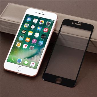 protecteur en verre trempe pleine soie noir taille 9d pour apple iphone 7 iphone 8