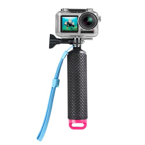 2019 Plongée Boîtier Étanche Shell Case + Floating Hand Grip pour Action Dji Osmo aloha4187