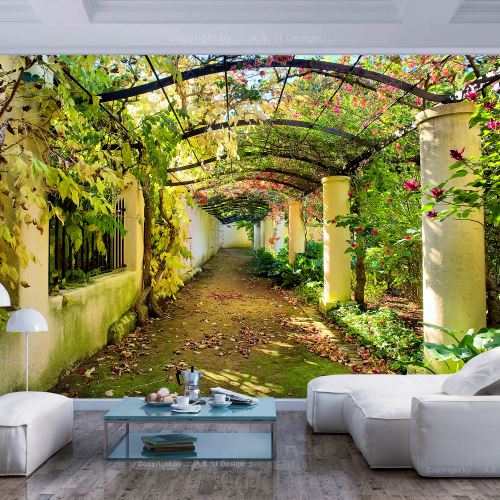 Papier peint - Pergola - Décoration, image, art | 3D et Perspective | Trompe l'oeil |