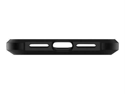 Spigen Tough Armor - Achterzijde behuizing voor mobiele telefoon - polycarbonaat, thermoplastic polyurethaan (TPU) - staalgrijs - voor Apple iPhone XR