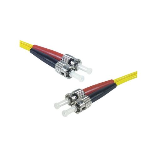 Jarretière optique duplex monomode OS2 9/125 ST-UPC/ST-UPC jaune - 2 m