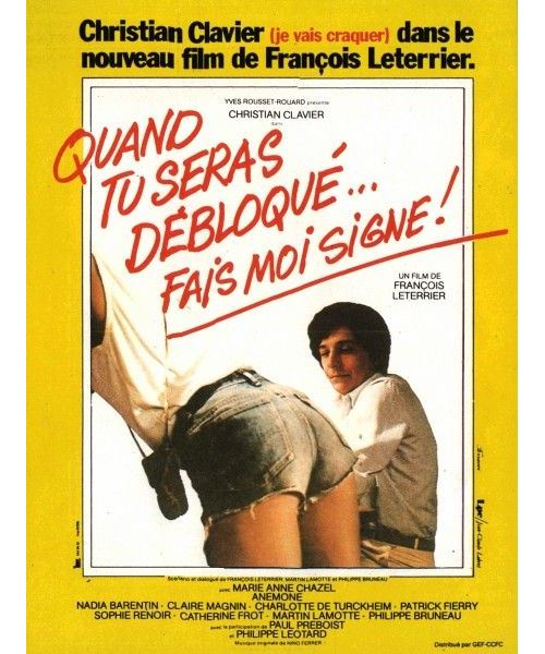 Quand Tu Seras Débloqué… fais moi signe AFFICHE CINEMA ORIGINALE