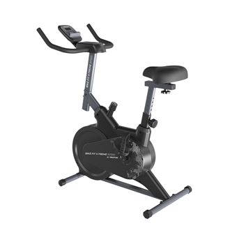 Vélo d’appartement Bike Fit X-Treme BF350 PRIXTON - Pliable - Roue d’inertie 6 kg - Écan LCD - APP mobile - Couleur Noir - 1