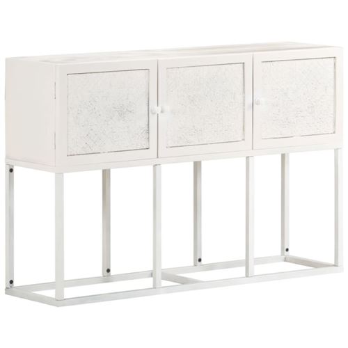 vidaXL Buffet 115x30x76 cm Bois de manguier massif