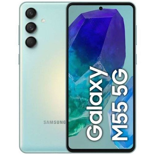 Smartphone Samsung Galaxy M55 vert 6.7 stockage 256 Go