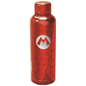 Bouteille en métal Super Mario Rouge