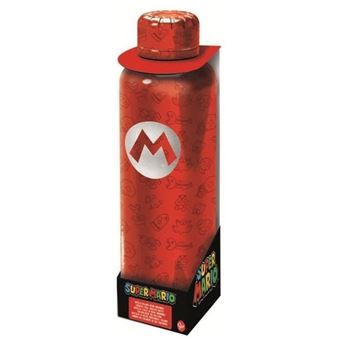 Bouteille en métal Super Mario Rouge