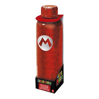 Bouteille en métal Super Mario Rouge