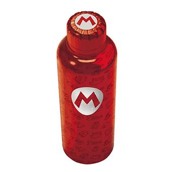 Bouteille en métal Super Mario Rouge