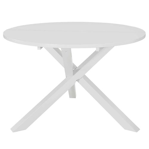 vidaXL Table de salle à manger Blanc 120 x 75 cm MDF