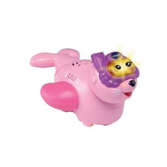 Tut tut marin - lili jolie otarie rose 2 en 1  version fr - jouet musical et lumineux - animal de bain - vtech fille 1-5 ans - 1
