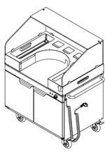 Chariot Snack Chauffant Casselin