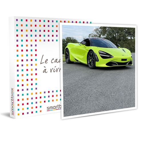 SMARTBOX - Pilotage prestige : 2 tours de circuit au volant d'une McLaren 720S - Coffret Cadeau Sport & Aventure