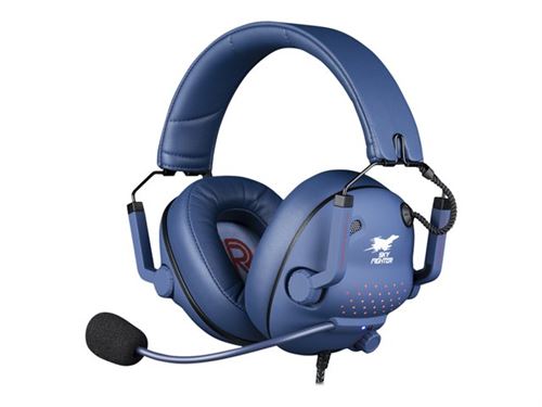 Konix Drakkar Skyfighter pro - Micro-casque - circum-aural - filaire - jack 3,5mm