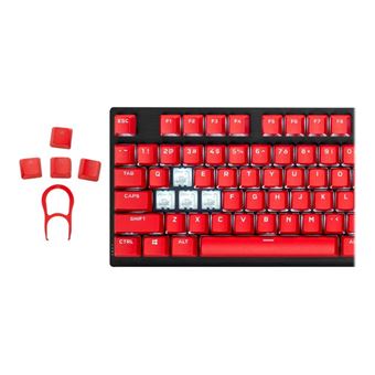 PBT Double Shot PRO Set de touches pour clavier Blanc CORSAIR : le set de  touches pour clavier à Prix Carrefour