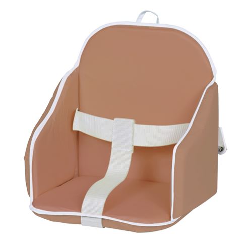 Coussin de chaise PVC avec sangles de s&eacute;curit&eacute; cassonade