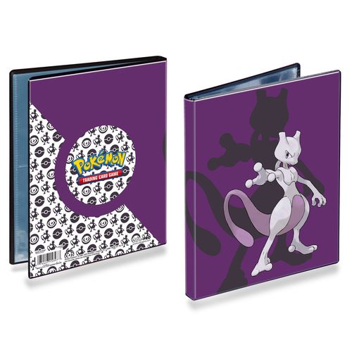 Pokemon : Portfolio Mewtwo 80 cartes - Jeu de Cartes a Collectionner - Accessoire de Rangement