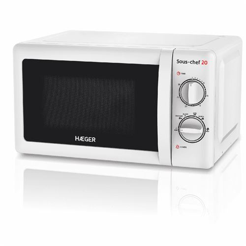 Haeger Blanc Micro Ondes Sous-Chef 20 - Puissance 700W, Capacité 20L, - Image 4