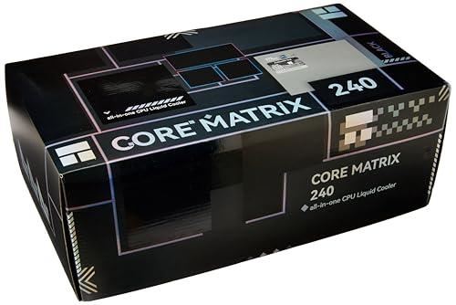 Thermalright Noir Core Matrix 240 Black Boitier Pc, Processeur Refroidisseur De Liquide Tout-En-Un 12 Cm 1 Pièce(S) - Neuf - Image 3