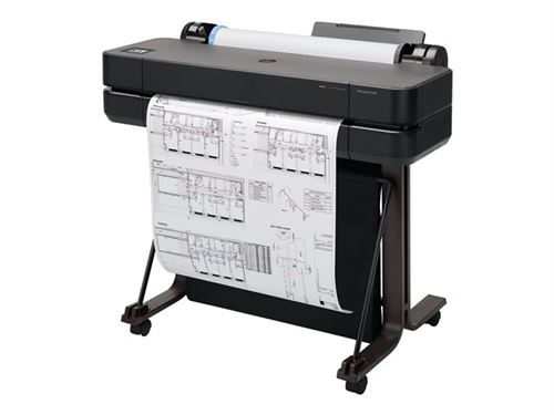 HP Designjet T630 - 2025 Edition - 24" Imprimante Grand Format - Couleur - Jet D'Encre - Rouleau A1 (61,0 Cm X 45,7 M), A1, Ansi D - 2 400 X 1 200 Ppp - Jusqu'À 0.5 Min/Page - Usb 2.0, Gigabit Lan, Wi-Fi(N) - Outil De Coupe