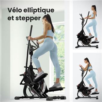 Hop-Sport HS-400B Icon Cross Stepper pour la maison, Roue d