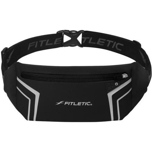 FITLETIC Ceinture Blitz une poche imperméable - noir