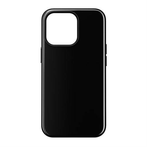 Coque pour iPhone 13 Pro Soft-touch Compatible MagSafe Métal Nomad Noir