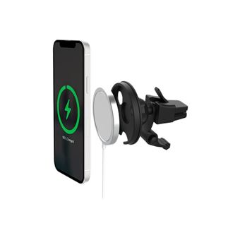 Support de voiture magnétique pour chargeur iPhone compatible MagSafe
