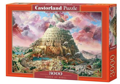 Tower Of Babel, Puzzle 3000 Teile - Castorland
