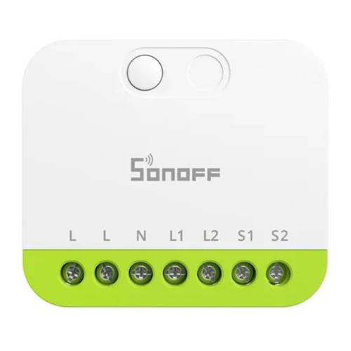 SONOFF MINI-ZB2GS MINI DUO interruptor inteligente Zigbee de 2 entradas Control de carga Dual Zigbee 3,0 señal de compatibilidad con múltiples concentradores Zigbee