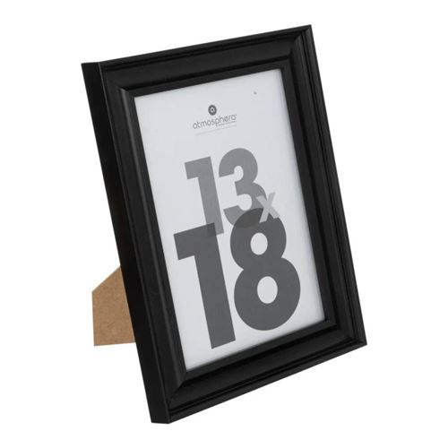 Atmosphera - Cadre Photo - Bois - 13x18cm - Noir - Image 2