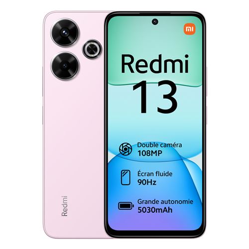 Xiaomi Redmi 13 8 Go 128 Go Rose NO NFC