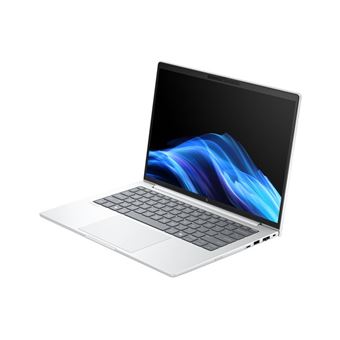 HP EliteBook 8 G1i Notebook AI - Conception de charnière à 174 degrés - Intel Core Ultra 5 - 225H / jusqu'à 4.9 GHz - Win 11 Pro - Arc Graphics 130T - 32 Go RAM - 512 Go SSD NVMe - 16" IPS 1920 x 1200 - Wi-Fi 7, Bluetooth - argent glacé - clavier : S