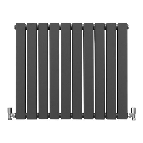 Non Communiqué Gris Radiateur Plat Mural 60 X 70 Cm Anthracite Pour Salle De Bain, Cuisine