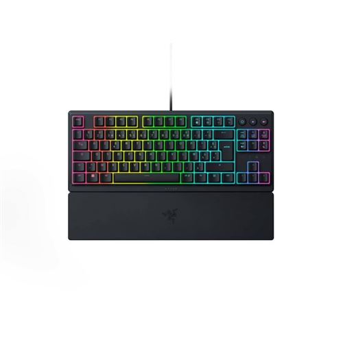 Clavier Gaming Filaire Ornata V3 Tenkeyless Rétroéclairé avec Repose-Poignet Razer Noir