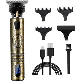 3€ sur Tondeuse Cheveux Hommes OLOKDYIZ Sans Fil USB Rechargeable Écran à  LED - Tondeuse homme - Achat & prix