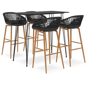 Ensemble de bar 5 pcs Noir - 1