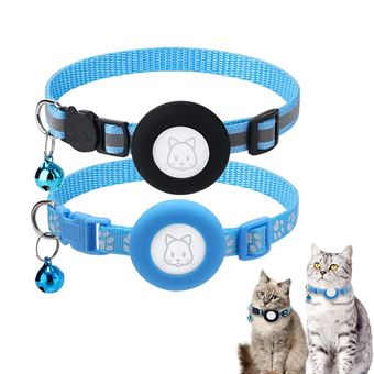 Collier pour chat Airtag avec cloche Colliers de chaton réglables