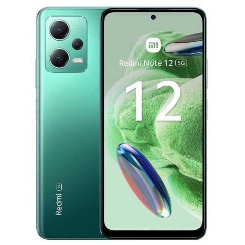 Smartphone Xiaomi Redmi Note 12 5G 22111317G 6.6 FHD+ Qualcomm Snapdargon 4 Gen 1 4Go 128Go Android 12 Vert