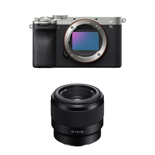 Sony Alpha 7C Ii Silver + Objectif Fe 50Mm F/1.8 - Image 3