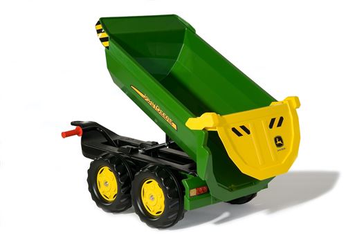 Rolly Toys remorque RollyHalfpipe John Deere vert junior