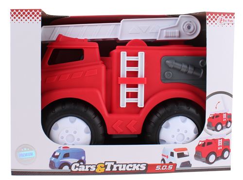 Toi-Toys Cars & Trucks voiture de pompiers rouge 32 cm