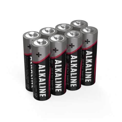 Piles Alcalines LR06 AA 1,5V - Gaine de 8 Ansmann