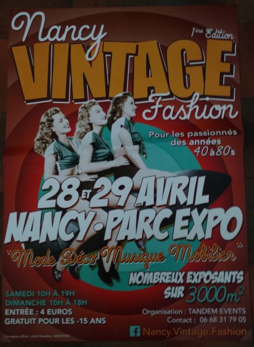 Nancy Vintage Fashion - AFFICHE