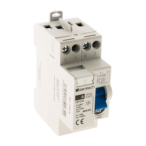 Zenitech - Interrupteur différentiel 40/2 30mA Type A NF
