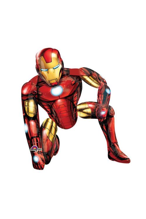 Ballon Iron Man© Airwalkers™ 93x116cm - Multicolores - 93 x 116 cm