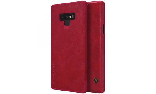 Etui à rabat Nillkin Qin pour Galaxy Note9 coloris rouge
