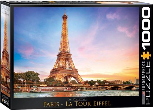 Puzzle City Collection Paris, la Tour Eiffel 1000 pieces