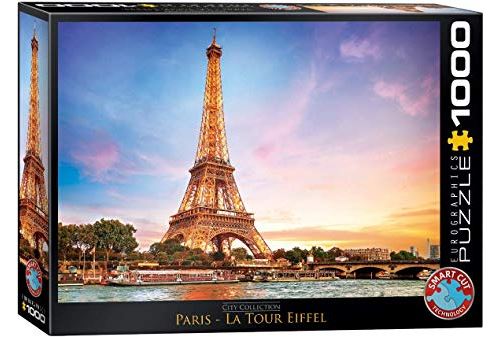Puzzle 1000 pièces : Vue sur Paris Tour Eiffel pas cher 
